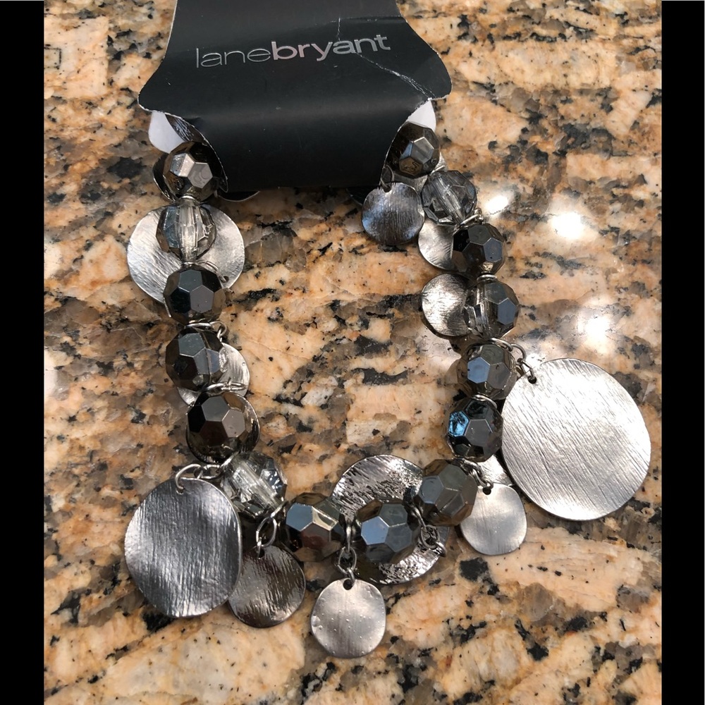 Lane Bryant gray/silver bracelet.
